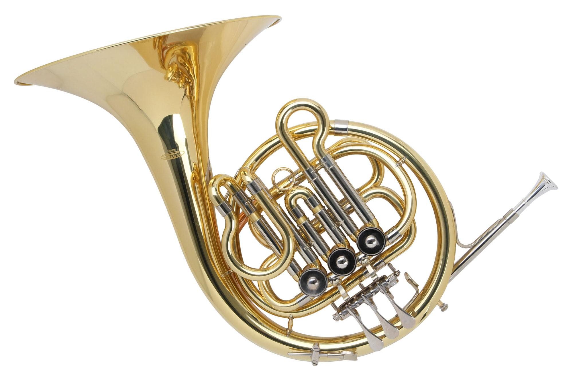 Classic Cantabile Horn WH-701 L Kinder Bb-Waldhorn Schüler-Waldhorn Bb, Spar-Set, inkl. Leichtkoffer, Mundrohr aus Goldmessing