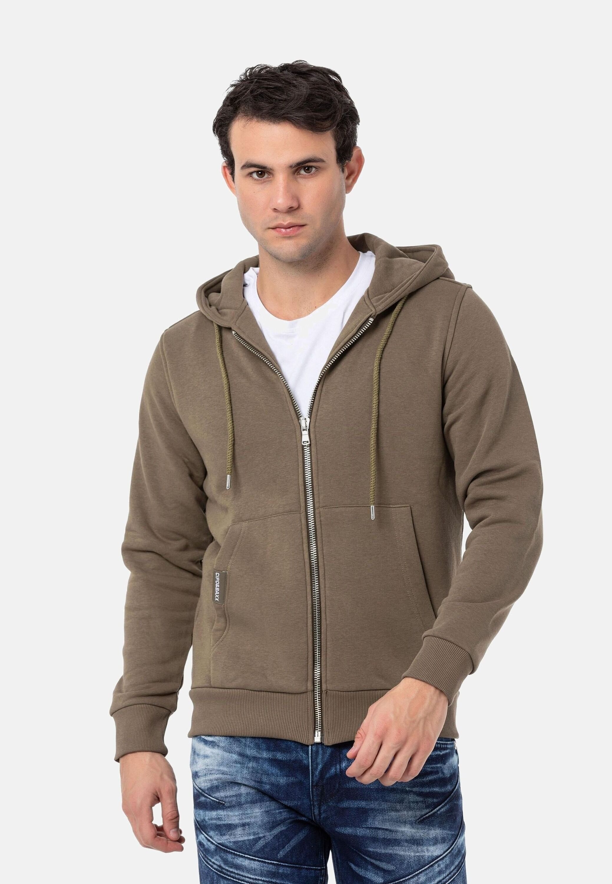 Cipo & Baxx Sweatjacke Jacken (1-tlg) mit Kapuze, CL556 günstig online kaufen