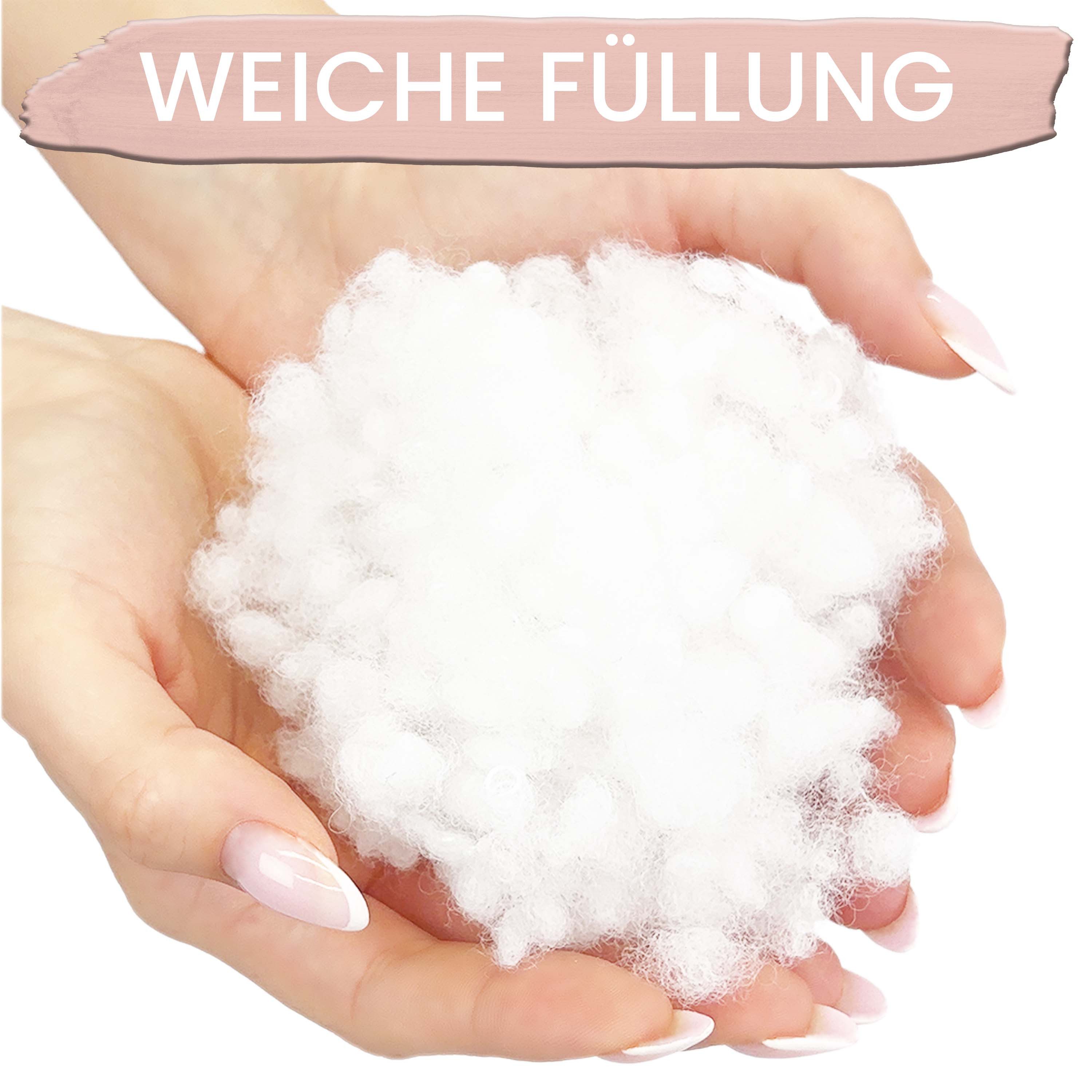 Amilian Dekokissen Sofakissen Couchkissen 2er Set - mit Füllung und Kissenbezug, weich, Hotelverschluss, formstabil – Bild 4 von 5