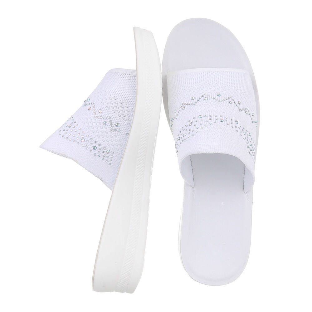 Ital-Design Damen Mules Freizeit Pantolette (86527298) Keilabsatz/Wedge Kei günstig online kaufen