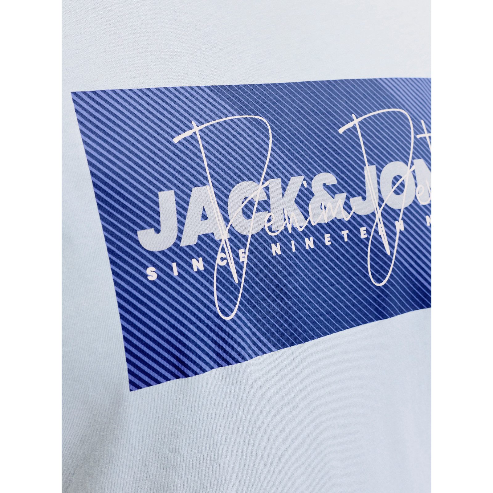 Jack & Jones Rundhalsshirt Jack&Jones Übergrößen T-Shirt hellblau JJCOLE Pr günstig online kaufen