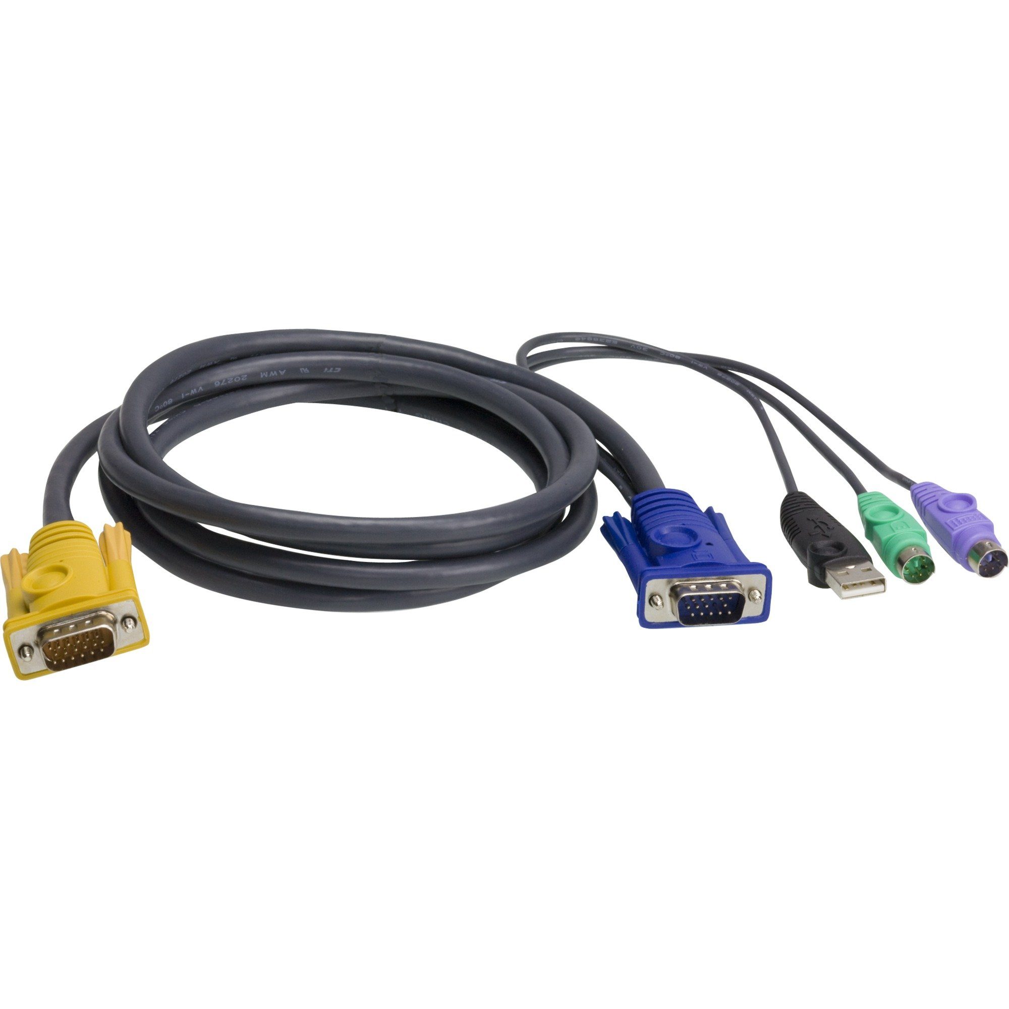Aten ATEN KVM Kabel 2L-5302UP, (1,8 Meter) Computer-Kabel, Verwendung ...