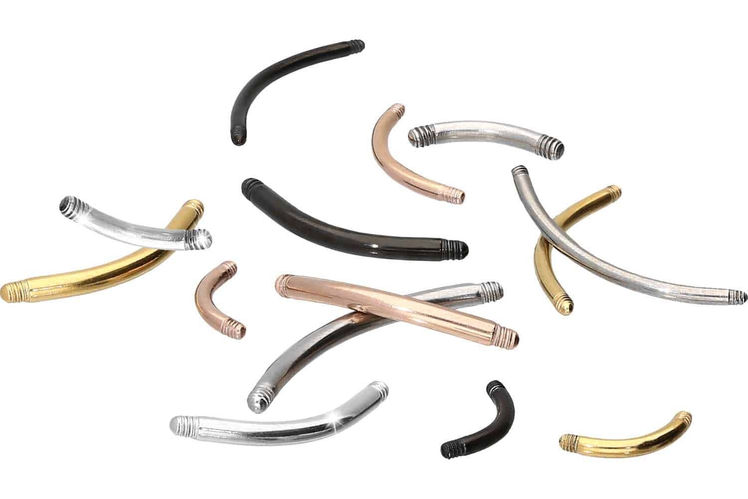 PIERCINGLINE Bauchnabelpiercing Titan Banane ohne Kugeln günstig online kaufen