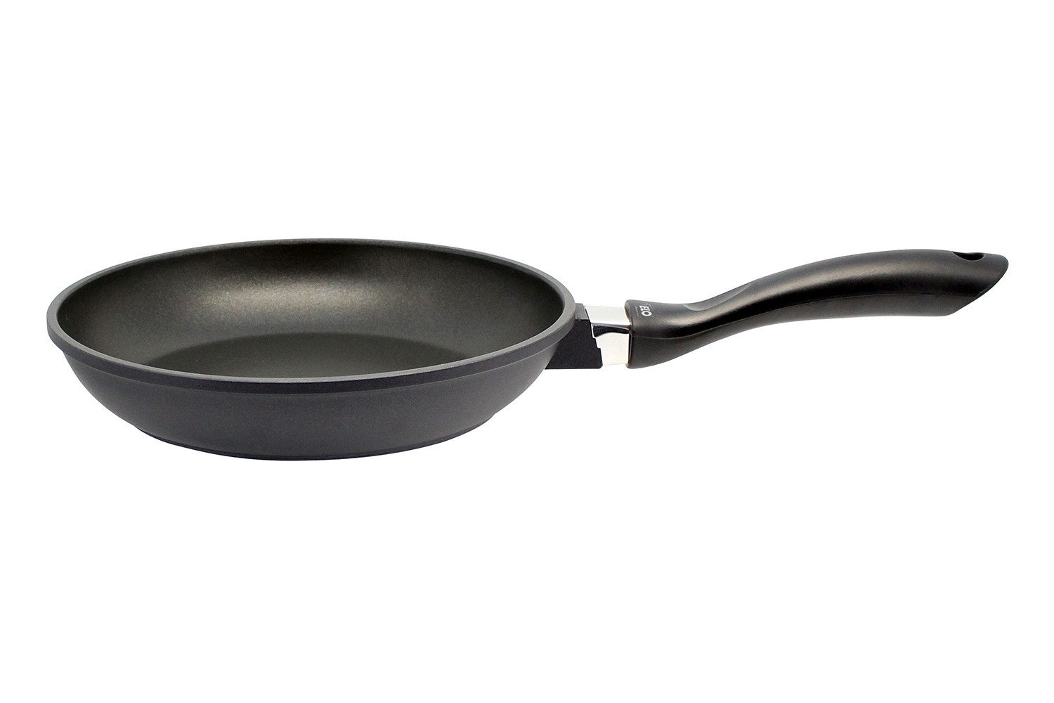 Elo Bratpfanne ALUCAST, Ø 24 cm, Schwarz, Kunststoffgriff, Aluminiumguss, Antihaftbeschichtet, für alle Herdarten geeignet