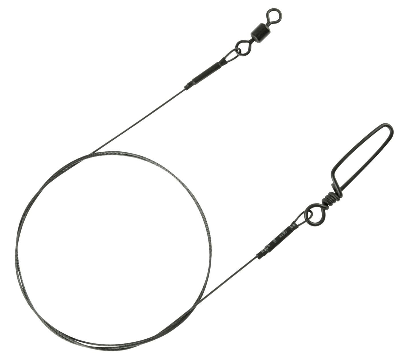 Vorfachschnur Spro Matt Black Leader 1x7 Titanium - Titanvorfach