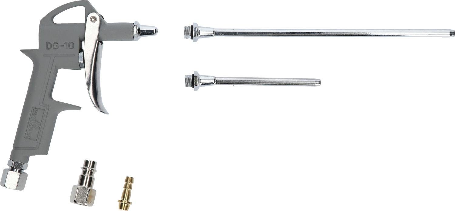 Brilliant Tools Ausblaspistole Druckluft-Ausblaspistole inklusive 3 Wechseldüsen