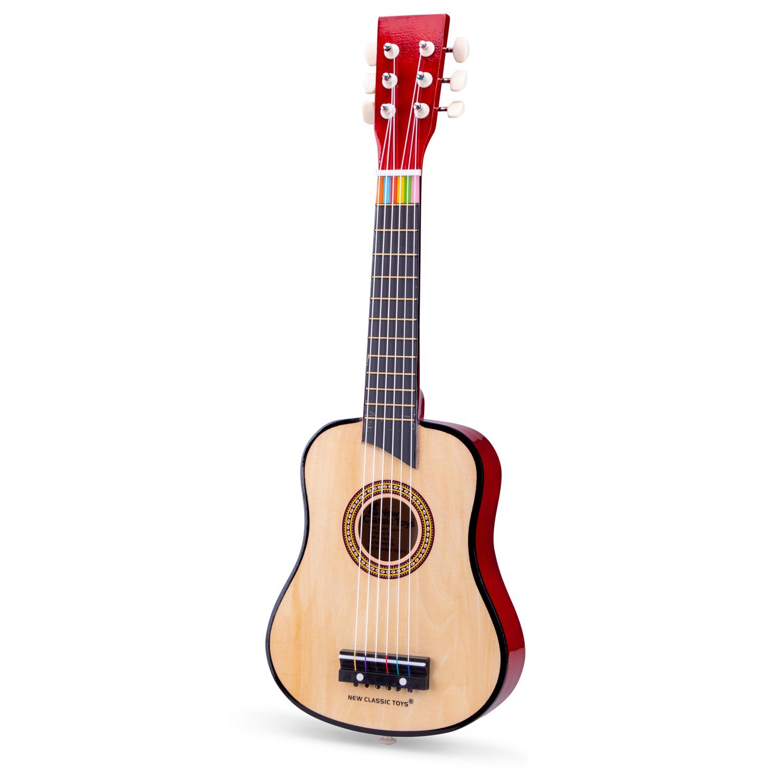 New Classic Toys® Kindergitarre Gitarre Deluxe NATUR Kindergitarre