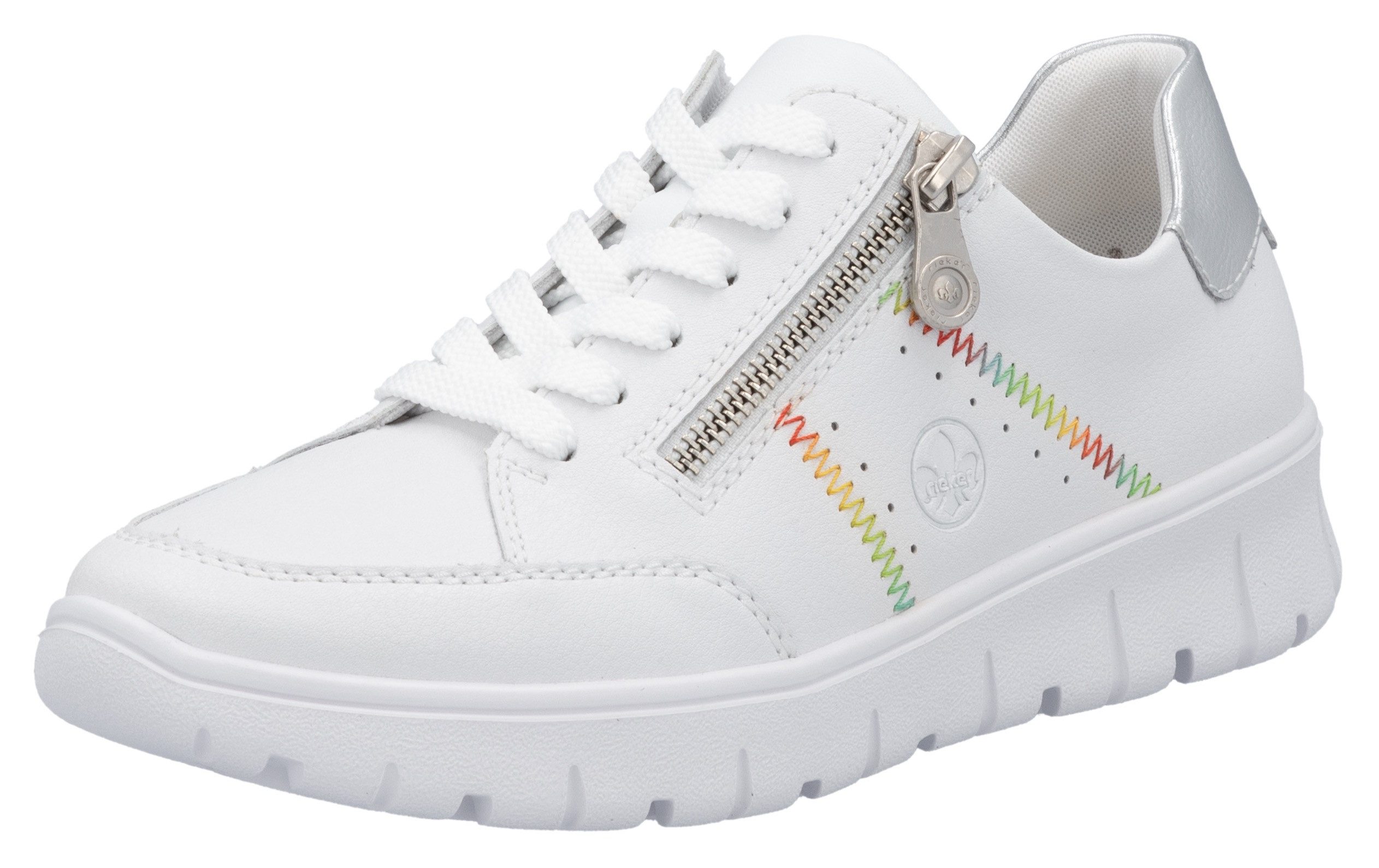 Rieker Sneaker, Schnürschuh, Halbschuh, Freizeitsneaker, seitlicher günstig online kaufen