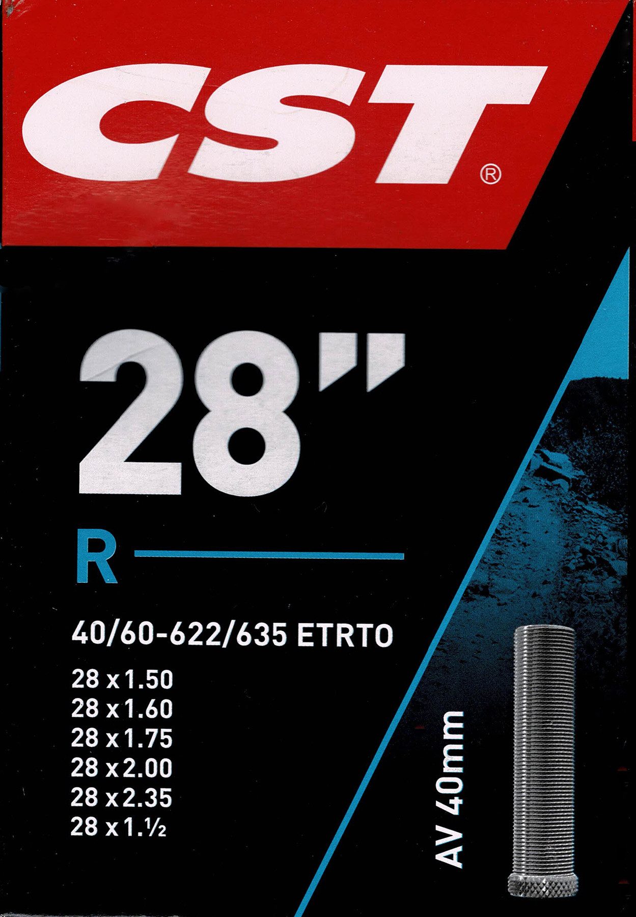 CST Fahrradschlauch CST 28/29 AV Schlauch 28/29 Zoll (40/60-622/635)