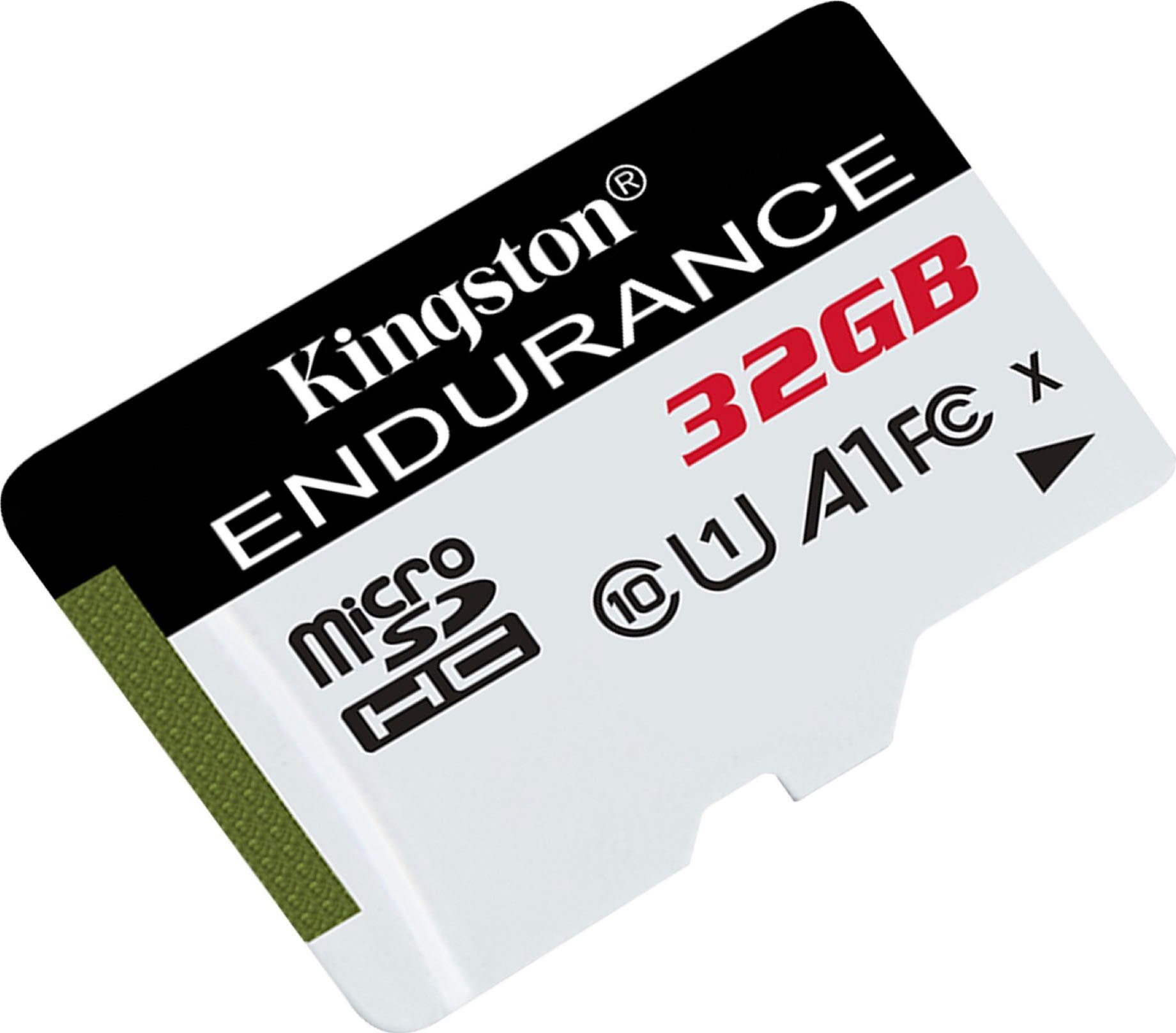 Kingston HIGH-ENDURANCE microSD 32GB Speicherkarte (32 GB, UHS-I Class 10, 95 MB/s Lesegeschwindigkeit)