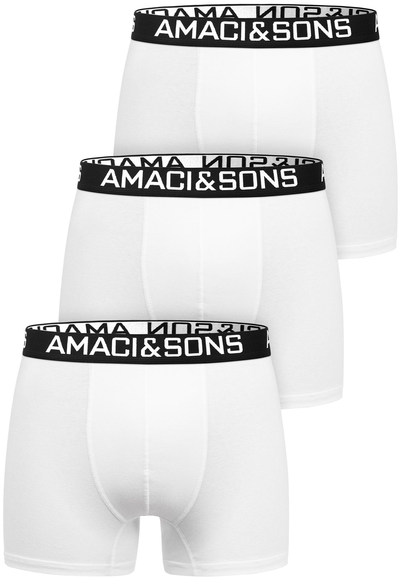 Amaci&Sons Boxershorts DUSTIN 3er Pack Boxershorts (3er-Pack) Herren Baumwo günstig online kaufen