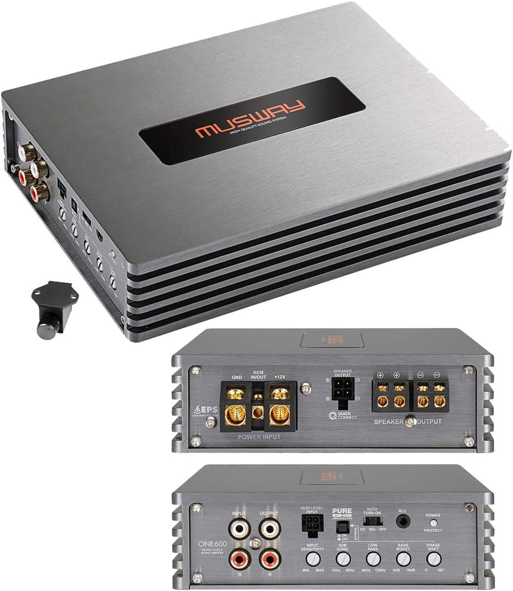 Musway MUSWAY ONE600 Digital 1-Kanal Verstärker Audioverstärker