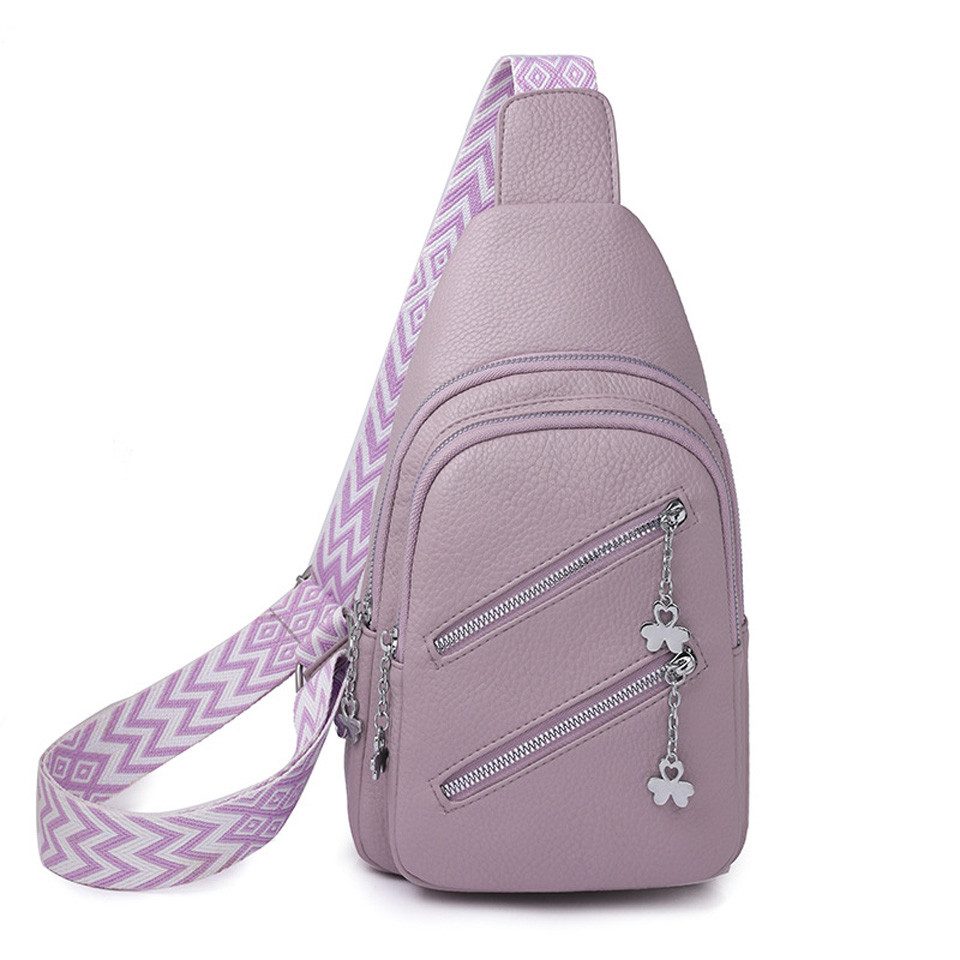 Schultertasche Brusttasche Damen Sling-Tasche Klein Crossbody