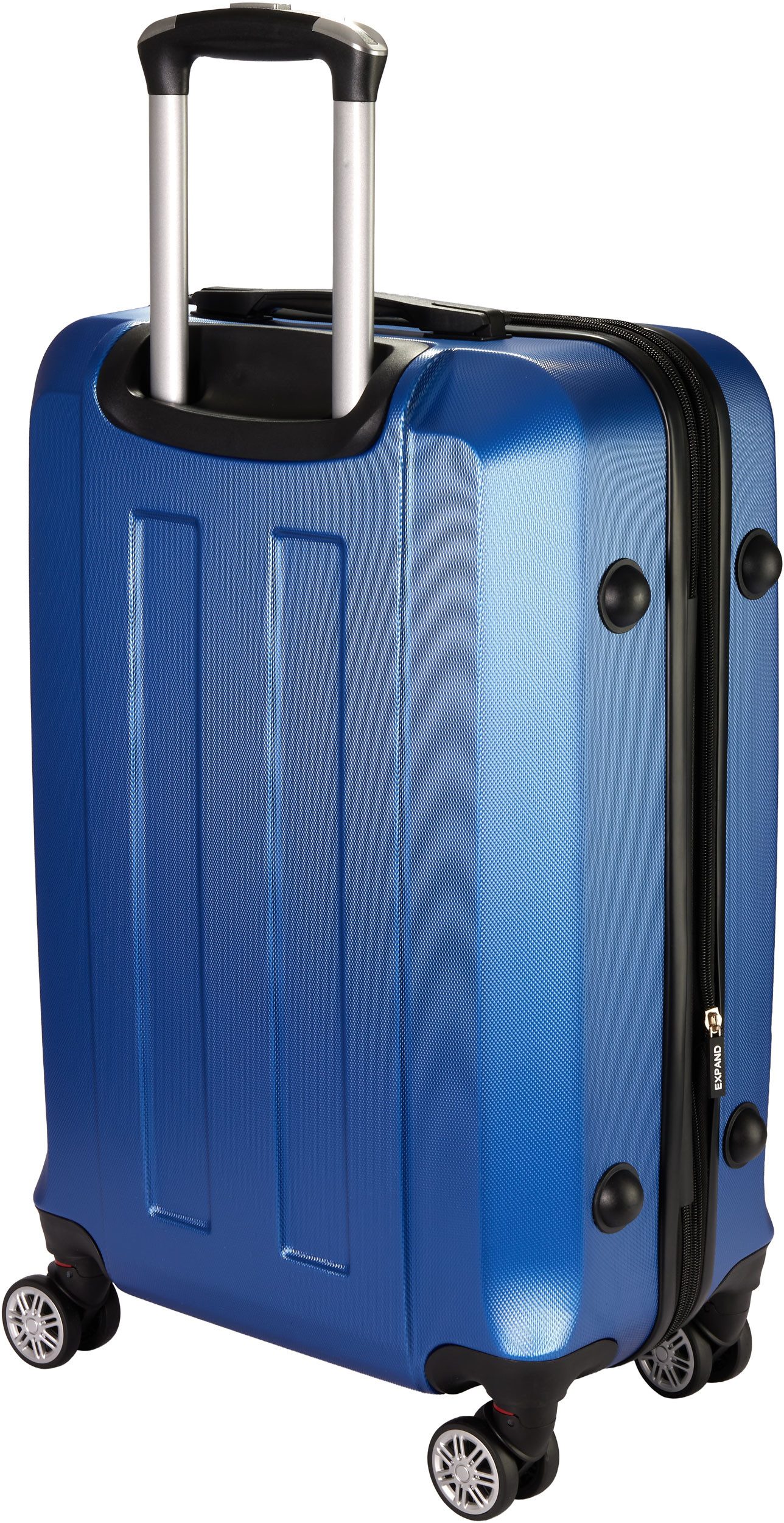 BRUBAKER Koffer Hartschalenkoffer New York - Erweiterbarer Hartschalen Reisekoffer, 4 Rollen, Rollkoffer mit Zahlenschloss, 4 Rollen und Teleskopgriff - ABS Koffer