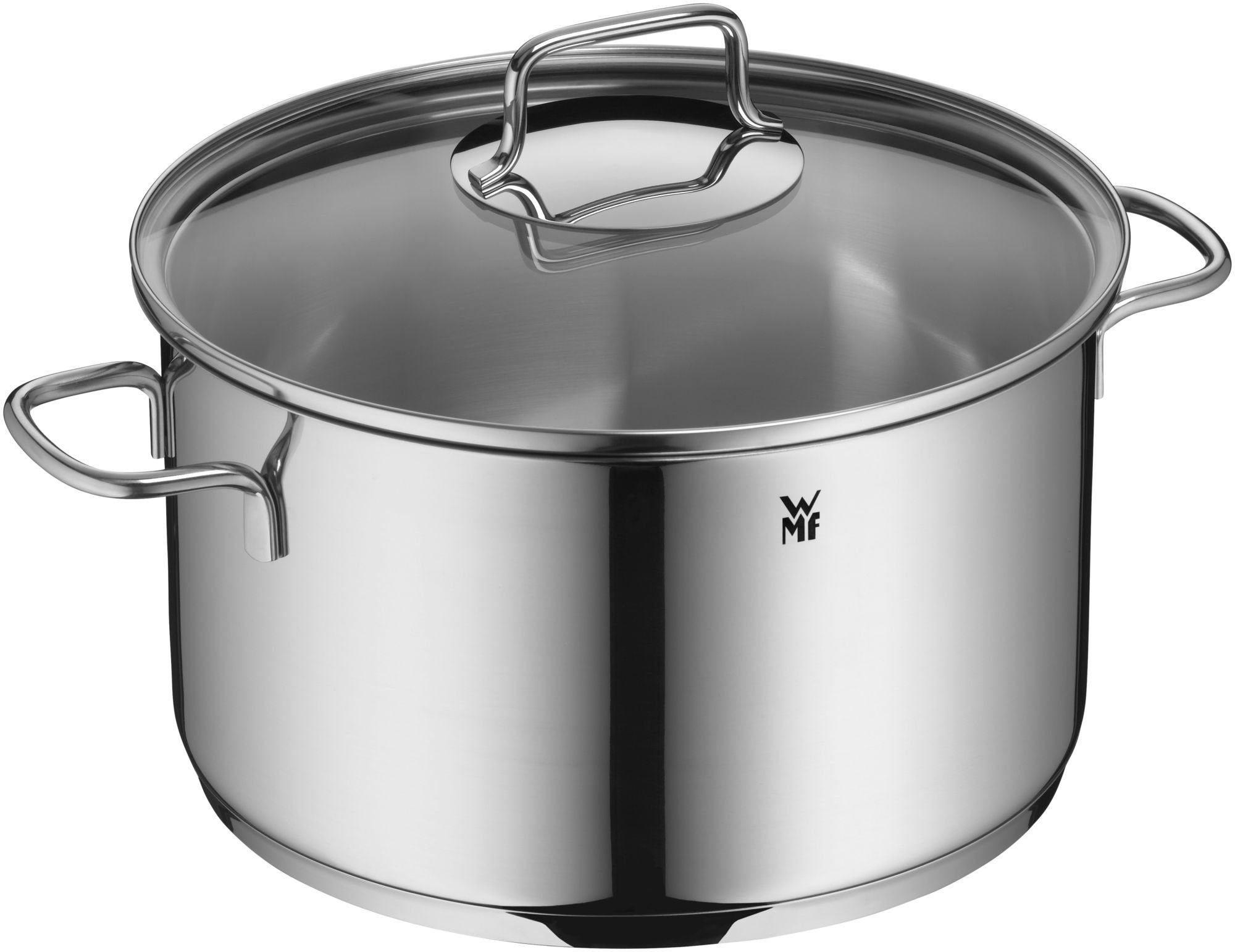WMF Fleischtopf Astoria Kochtopf mit Deckel, 24 cm, Cromargan® Edelstahl rostfrei 18/10, Cromargan® Edelstahl rostfrei 18/10, 24 cm