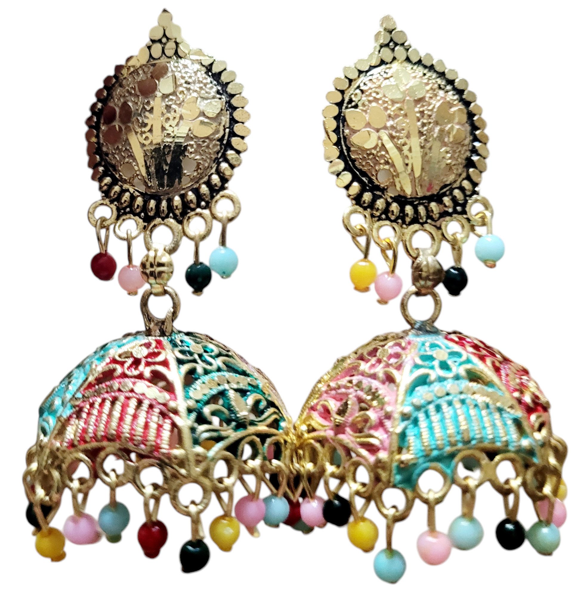 PfauGermany Paar Ohrhänger Jumkha Rainbow Umbrella (2-tlg)