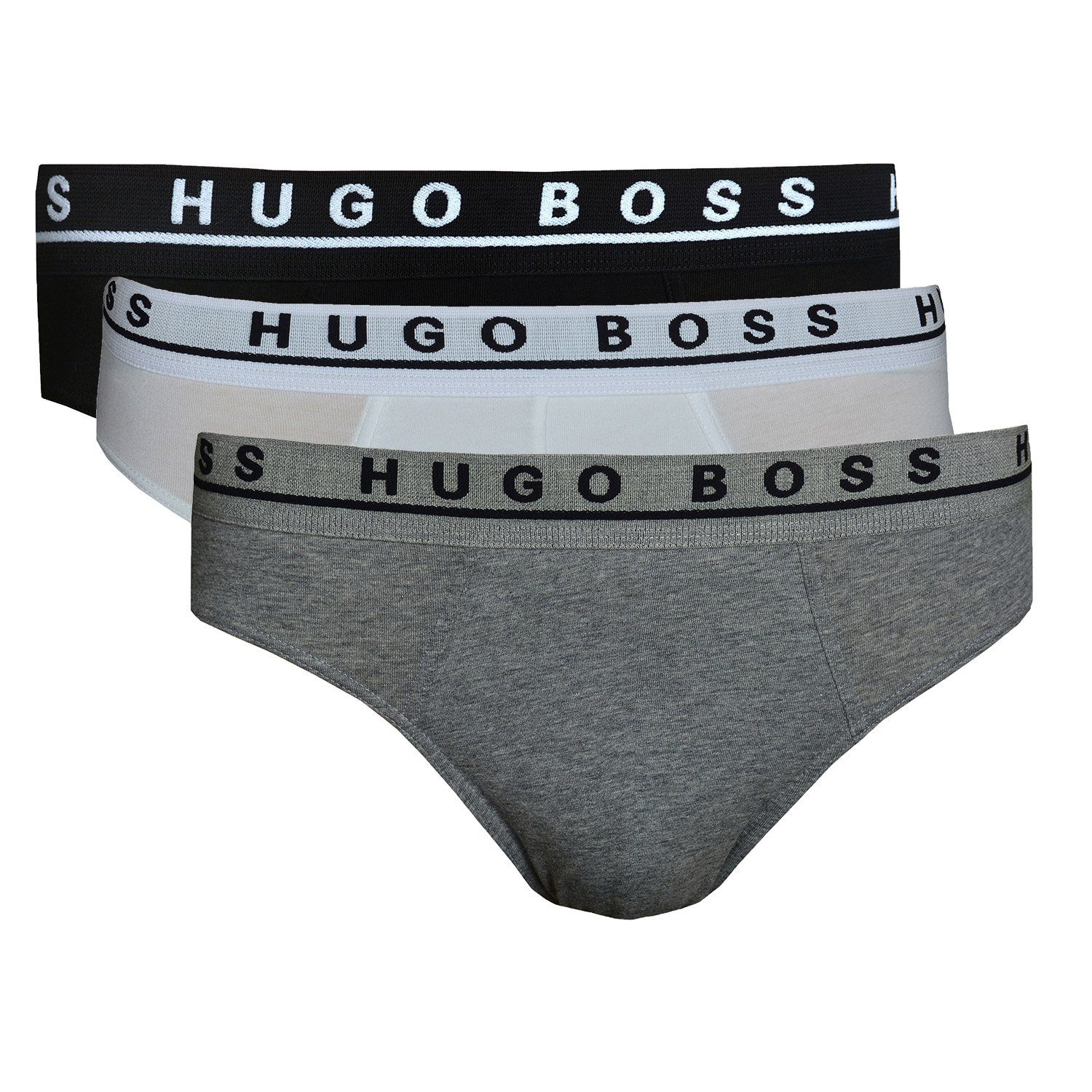 BOSS Slip 3x Hugo Boss Sportslip Minislip Brief Cotton (3-St)