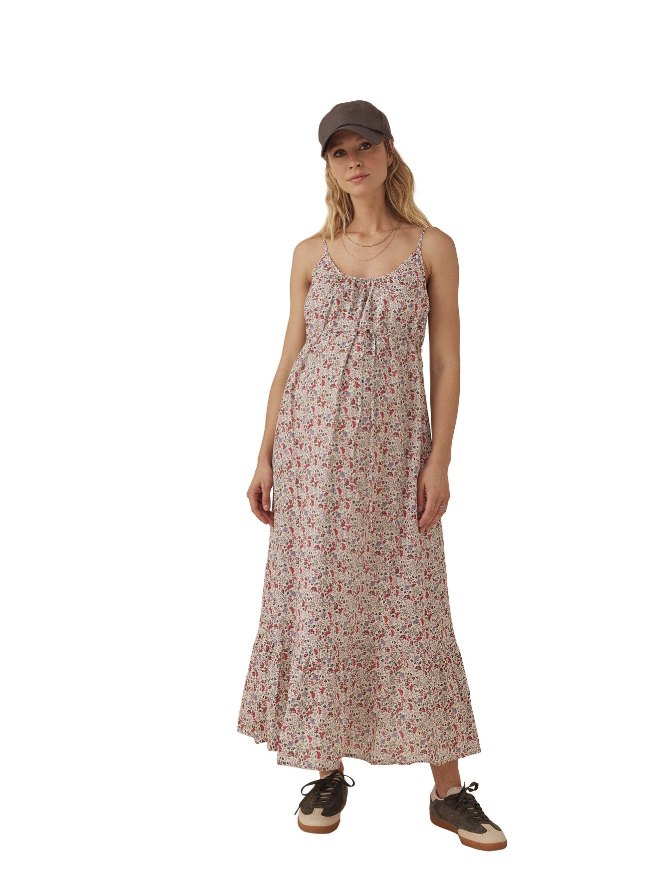 Maxikleid Langes Umstandskleid mit Trägern