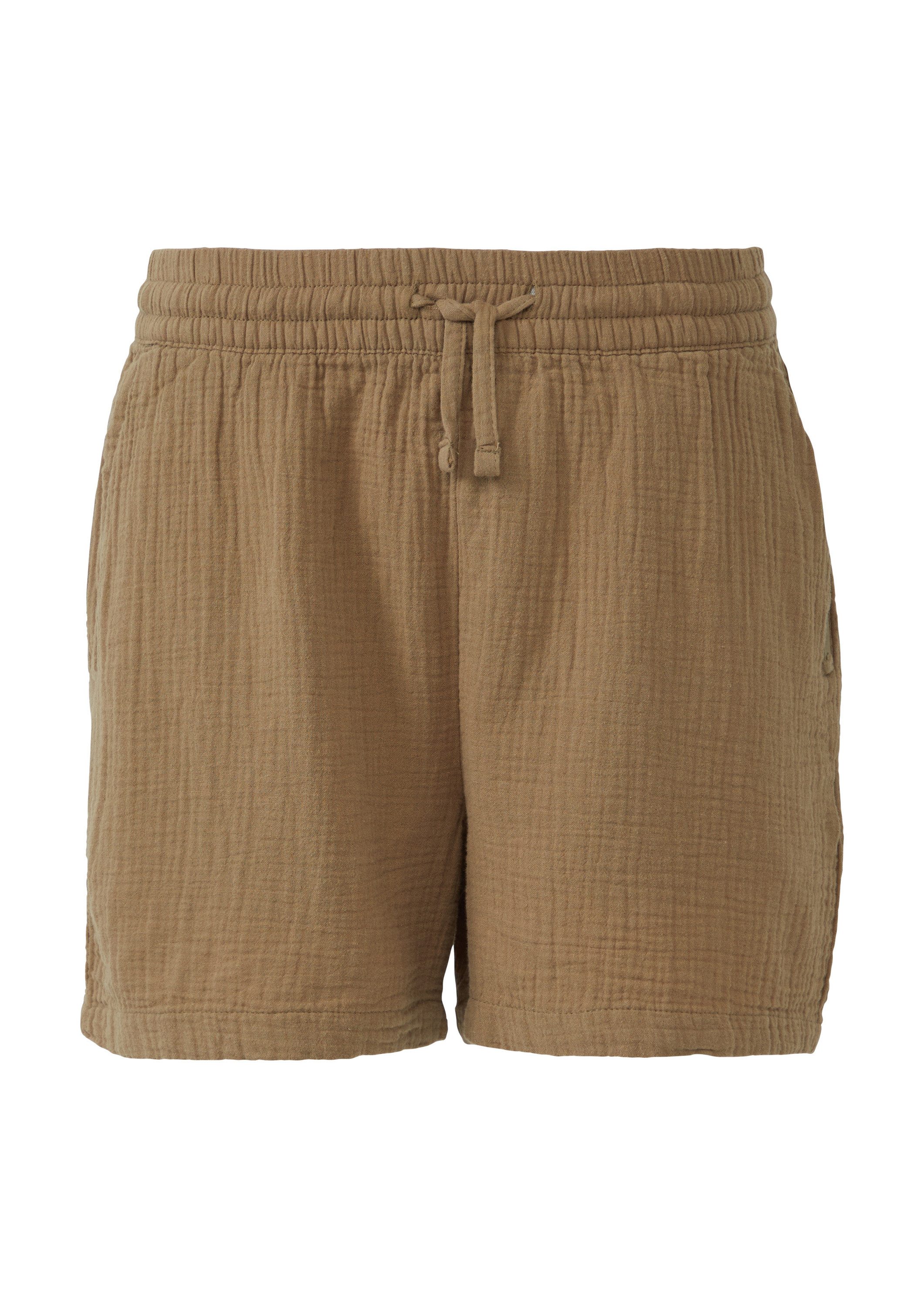 QS Shorts Hose Shorts aus Musselin günstig online kaufen