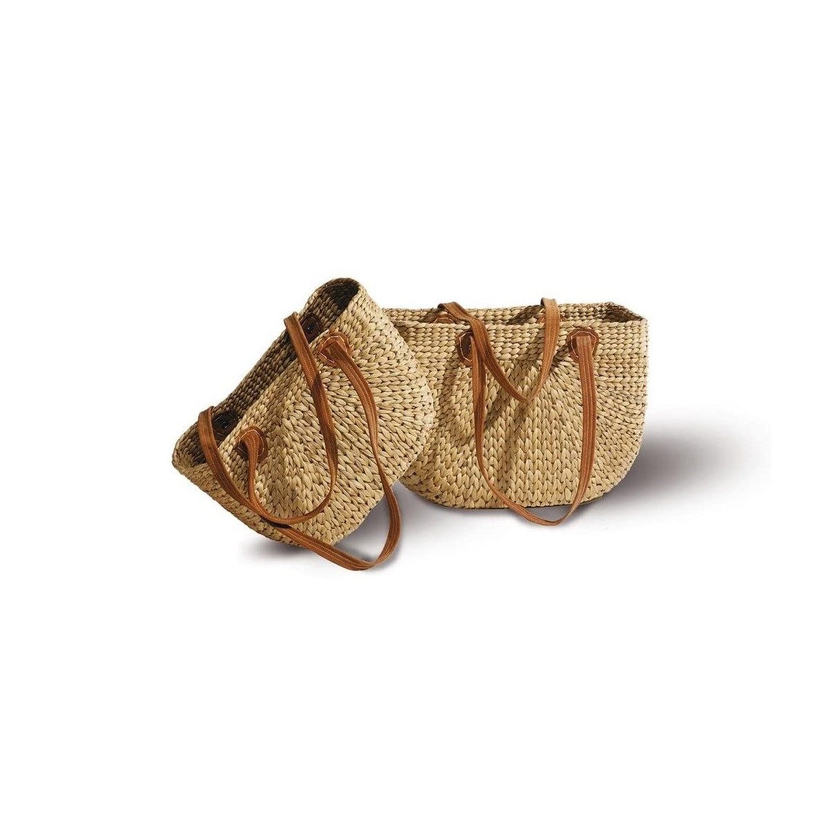 Neustanlo Einkaufskorb Einkaufstasche/Einkaufskorb, aus Wasserhyazinthe (Gr günstig online kaufen