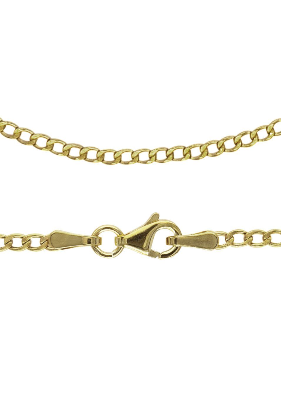 Panzerkette Schmuck Geschenk Gold 333 oder 585 Collierkette in mehreren Breiten