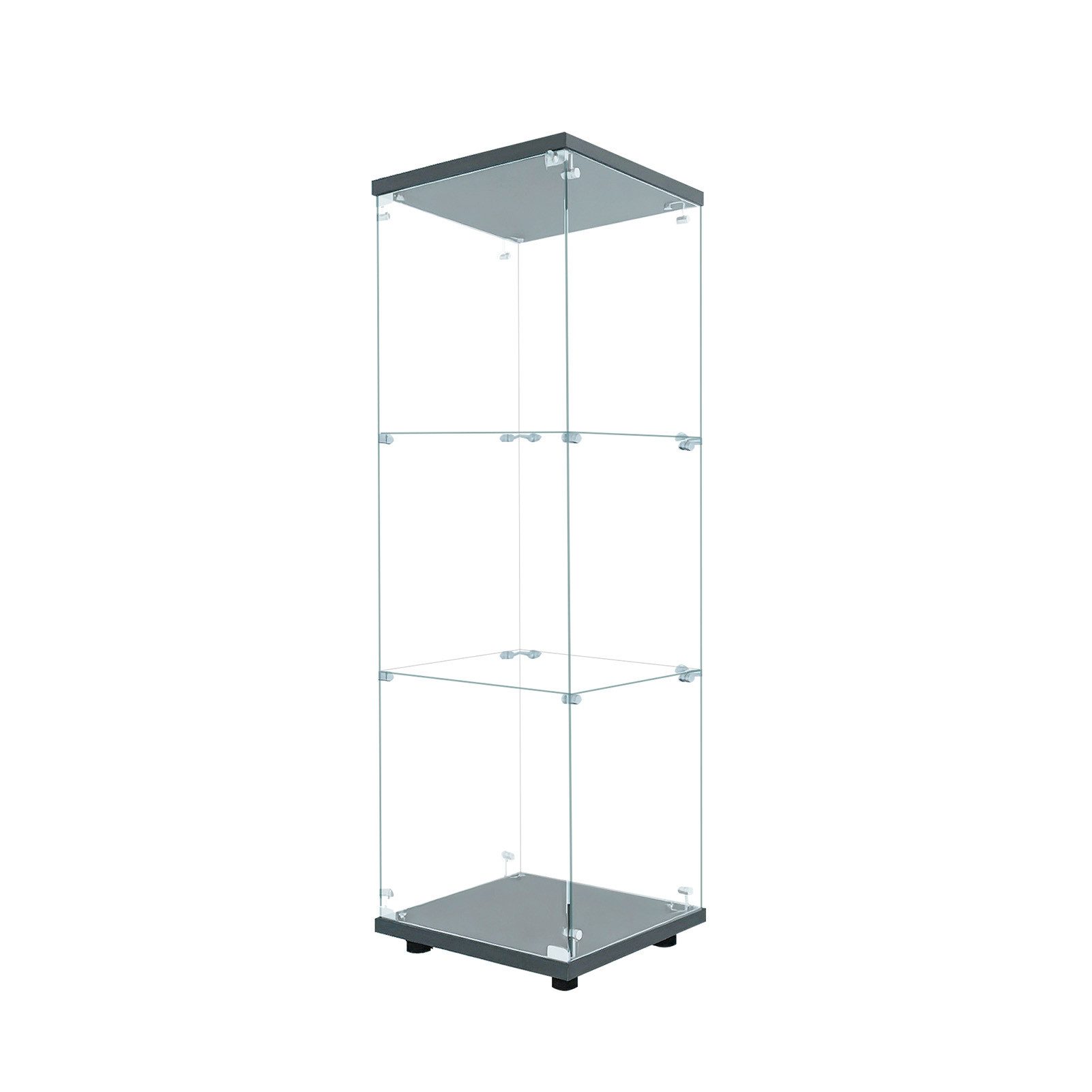 Furnishings Home Vitrine Glasvitrine stehend Standvitrine mit Glastüren, 2 günstig online kaufen