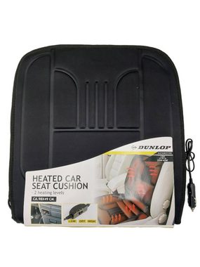 Dunlop Sitzheizkissen Autositzheizung mit 2 Heizstufen beheizbare Sitzauflage Heizmatte Sitz