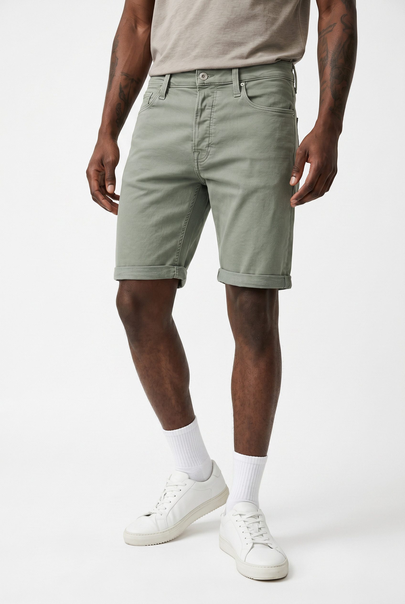 Jack & Jones Bermudas JJIRICK JJICON SHORTS SQ 110 I.K SN Baumwollmischung, regular fit