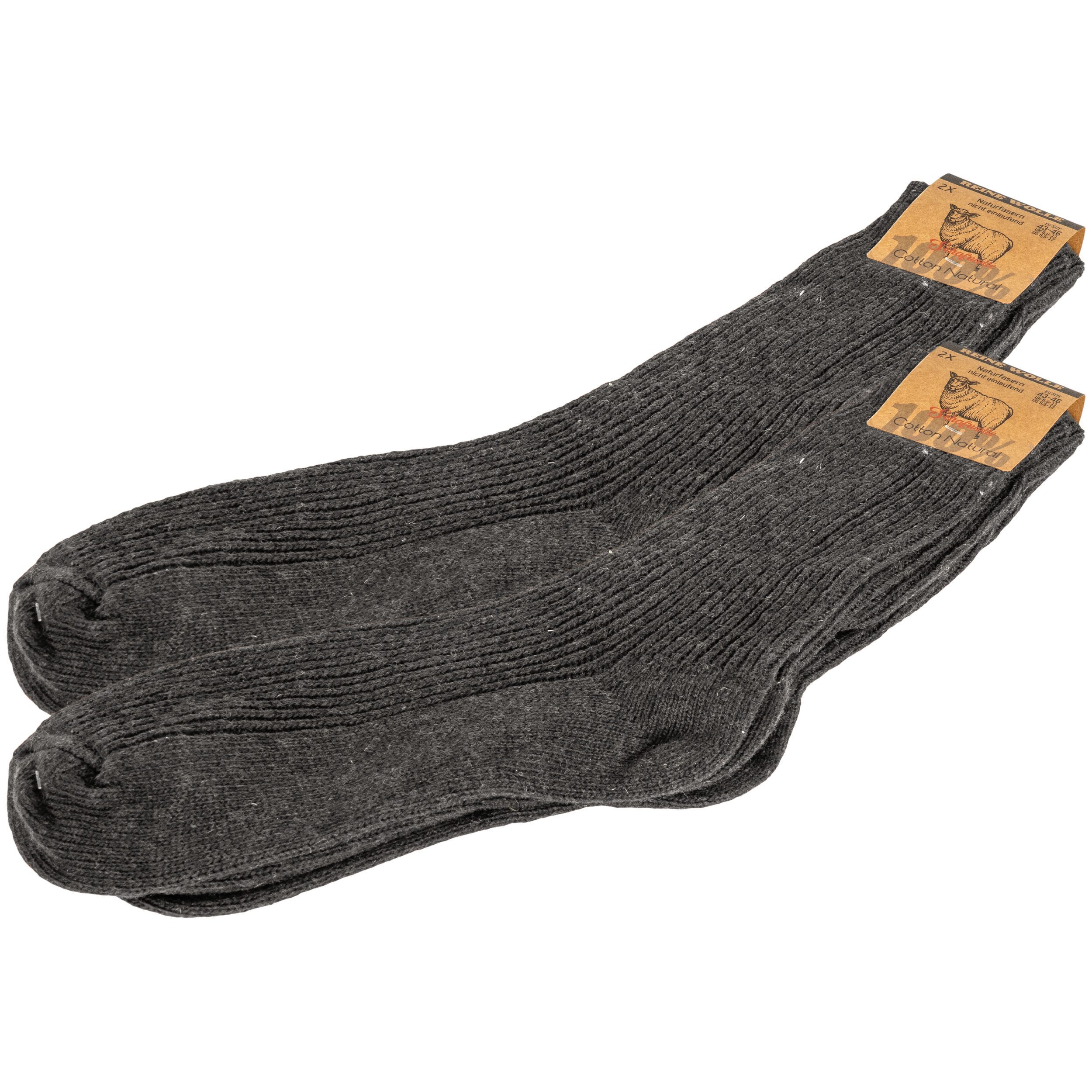 TEXEMP Freizeitsocken 2 - 6 Paar Wollsocken Herren & Damen Schurwolle Wintersocken Dick Warm (Packung, 2-Paar) Naturfasern - Nicht einlaufend