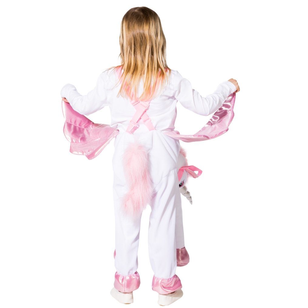Orlob Kostüm Einhorn Huckepackkostüm für Kinder Einheitsgröße 3 - 5 Jahre