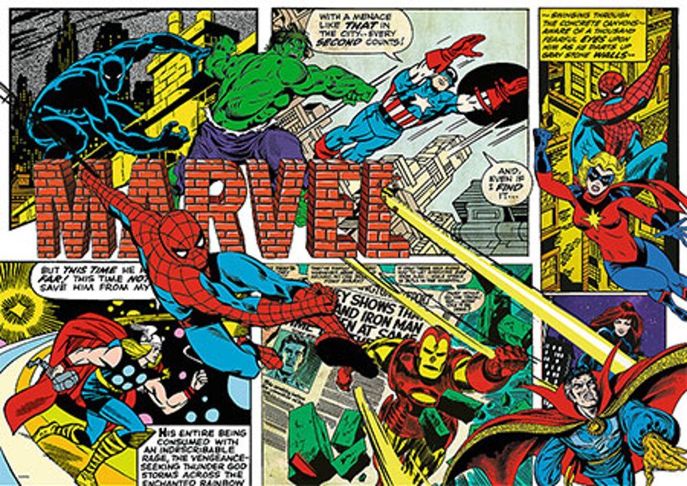 Trefl GmbH Puzzle Disney 100 Jahre - Die unbesiegten Avengers, Puzzleteile