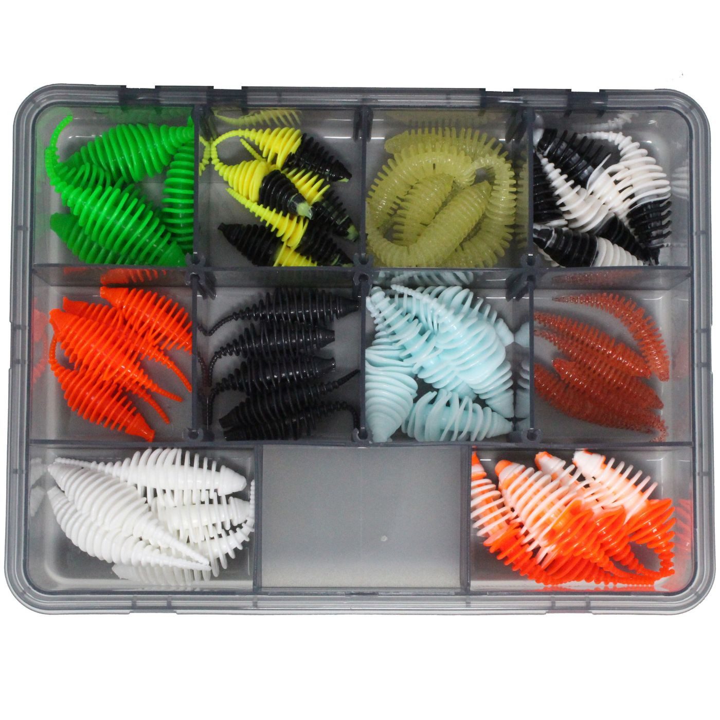 Fishing Tackle Max Kunstköder FTM Omura Baits Mix Box 1 23x18x5cm - Forellenköder