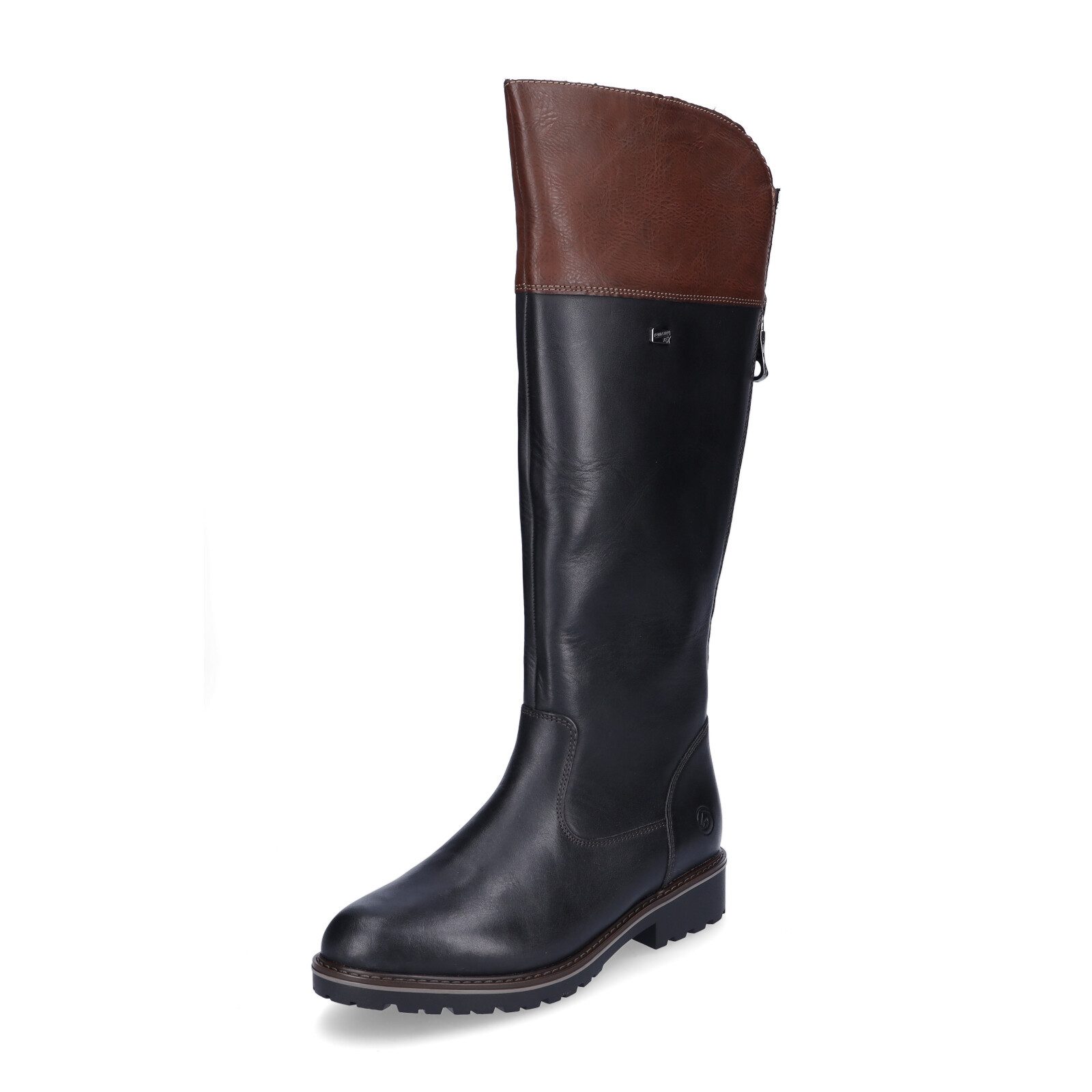 Remonte Remonte Damen Leder Stiefel schwarz braun Stiefel günstig online kaufen