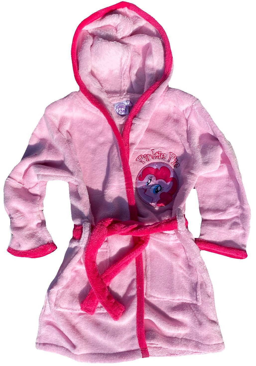 My Little Pony Kinderbademantel My little Pony Kinderbademantel rosa Mädchen 98-140, Kapuze, Gürtel