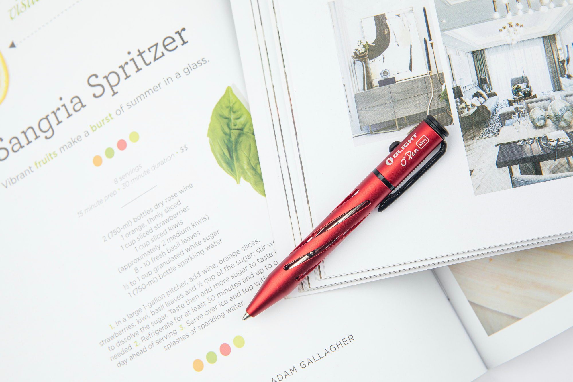 OLIGHT Kugelschreiber Open Mini Stift Rot