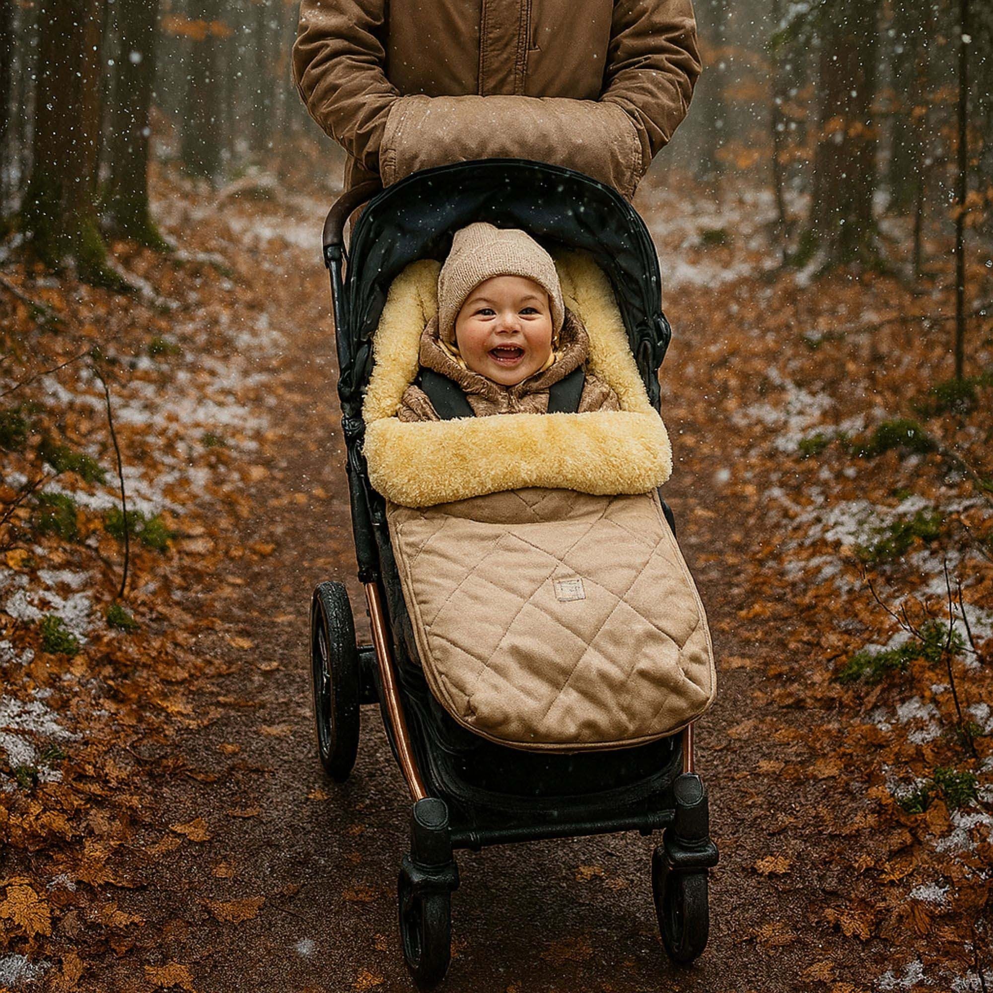 Kaiser Fußsack Coosy Lammfell Kinderwagen Fußsack – Bild 2 von 5