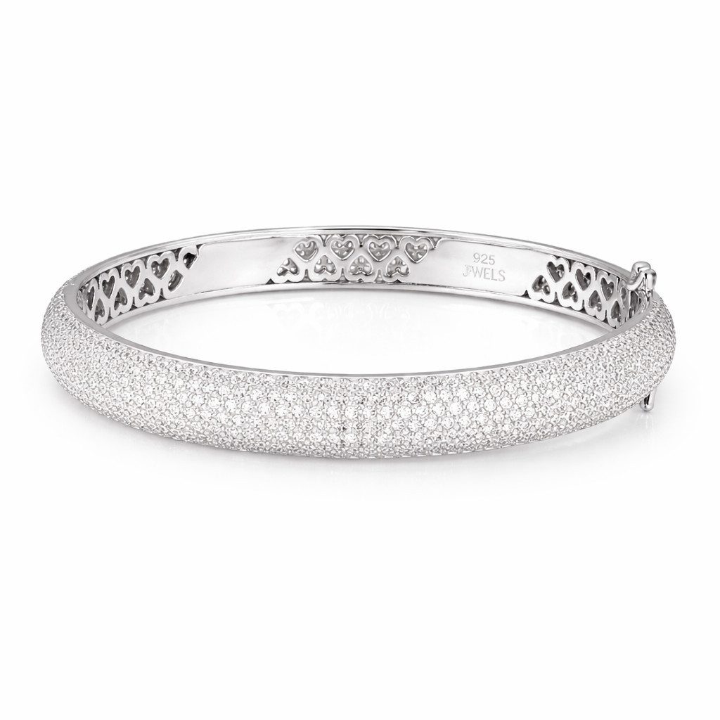 PAVELS Armreif Shine, Damen Schmuck mit hochwertigen 5A Zirkonia
