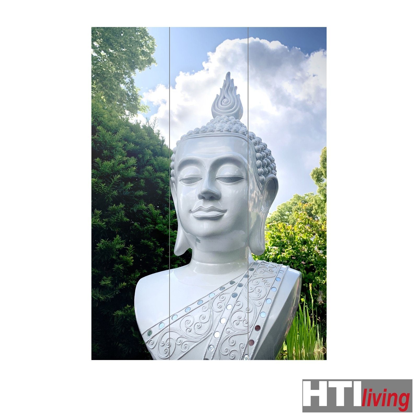 Paravent Paravent Buddha St), Raumteiler Trennwand Büste Sichtschutz (1 HTI-Living