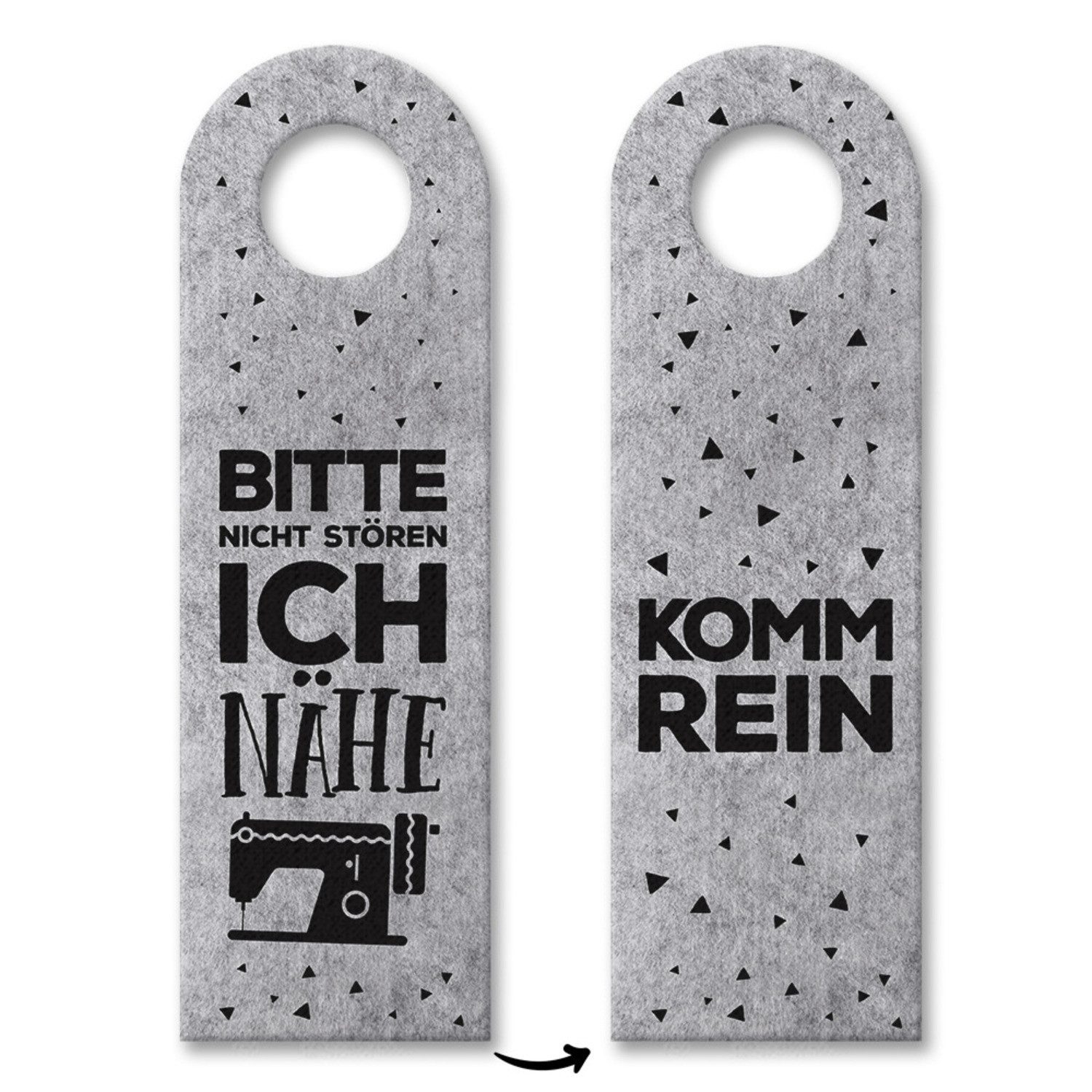Dekohänger 10x Bitte nicht stören, ich nähe Türhänger Türanhänger Türschild