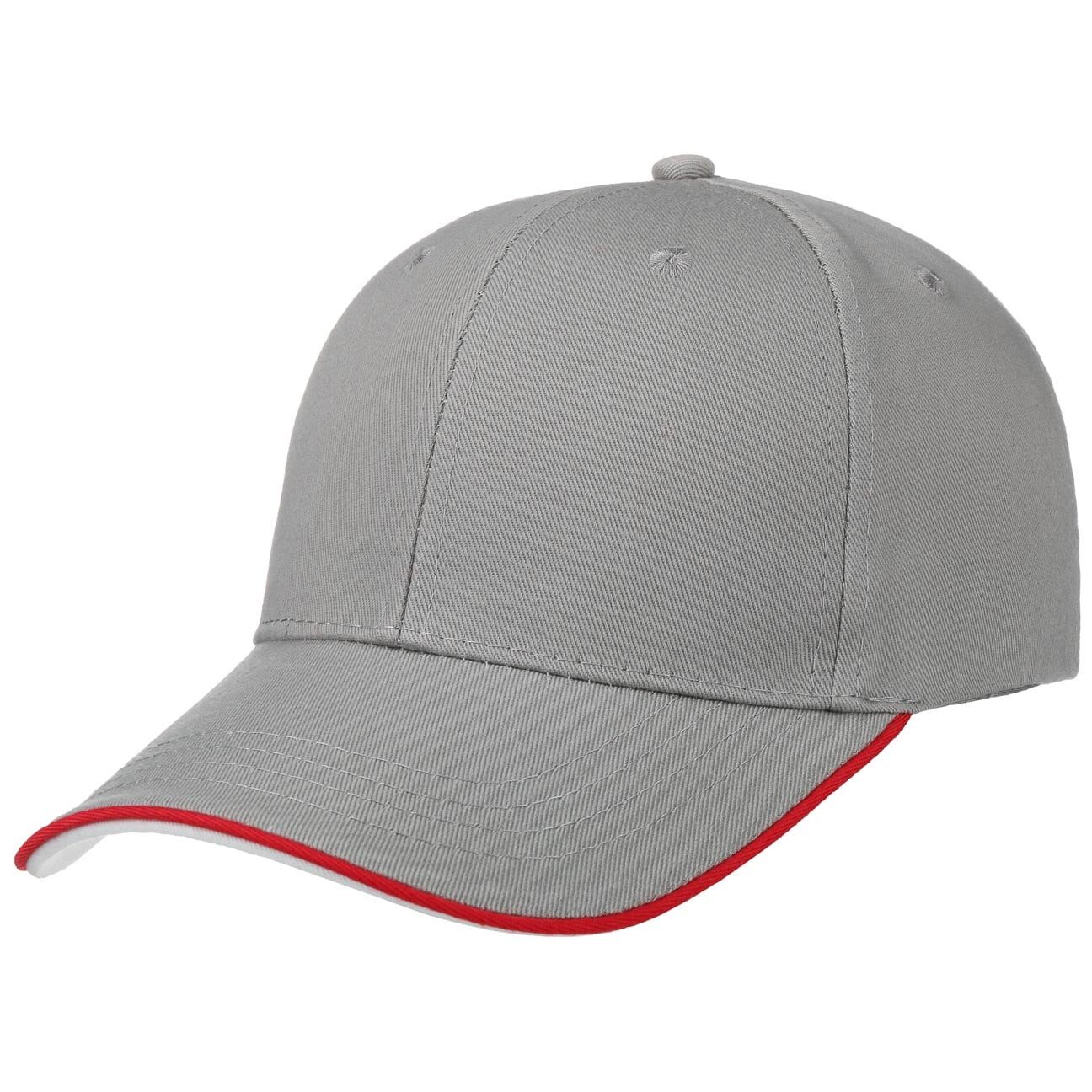 Atlantis Baseball Cap (1-St) Basecap mit Schirm grau