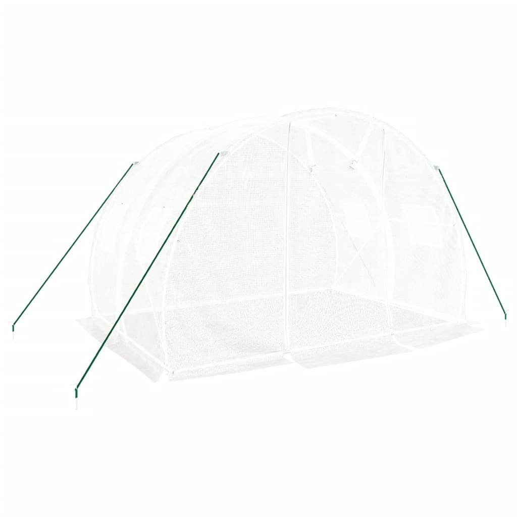 vidaXL Gewächshaus Gewächshaus mit Sta...