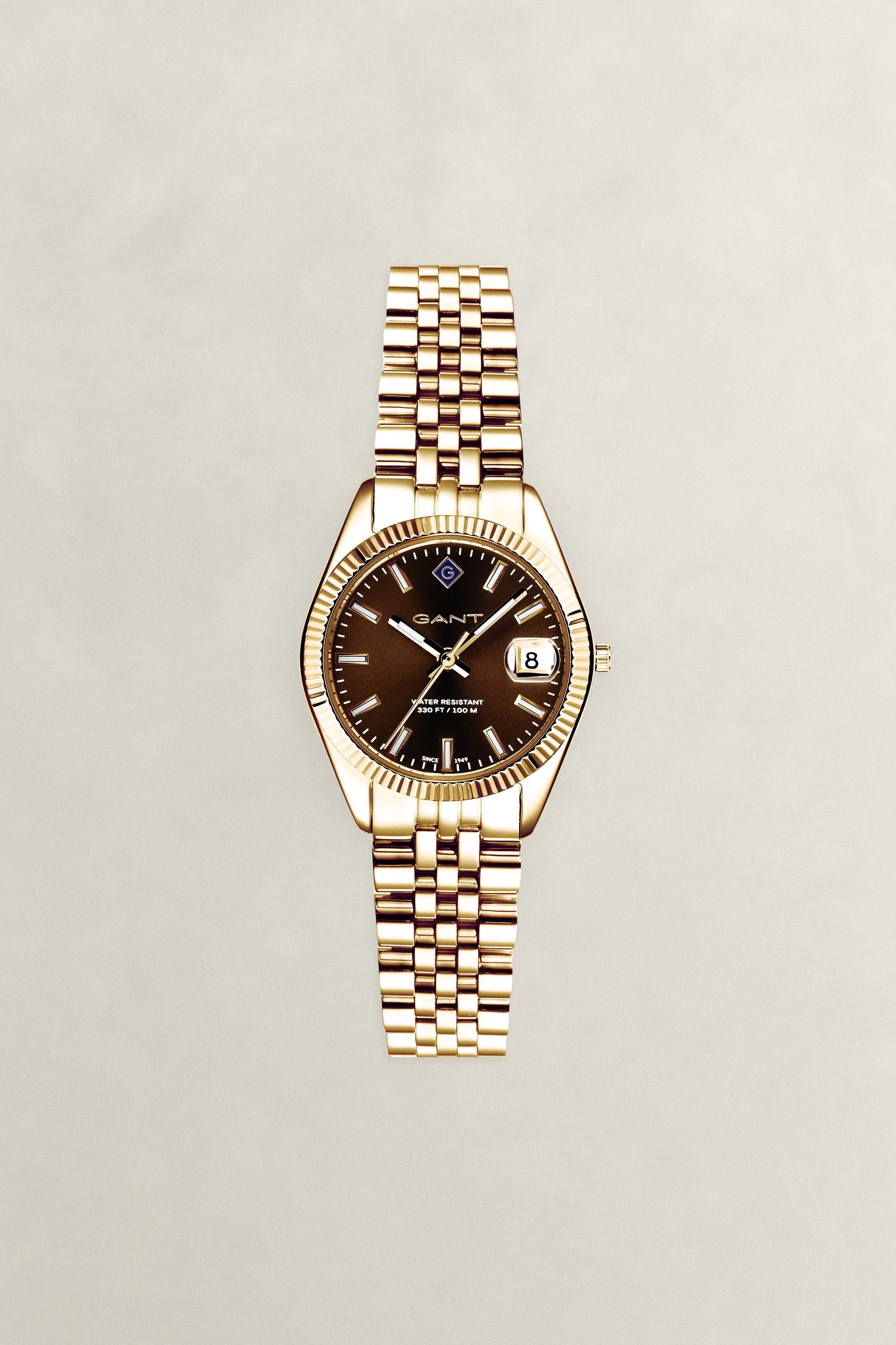 Gant Quarzuhr Sussex Mini G181012, Armbanduhr, Damenuhr, Edelstahlarmband, analog, Tag