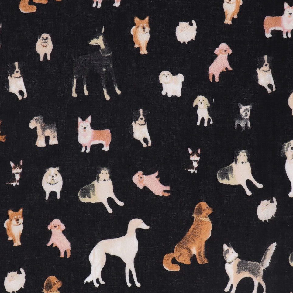 halsüberkopf Accessoires Modeschal Dogs, weicher Viskose-/Baumwoll-Mix günstig online kaufen