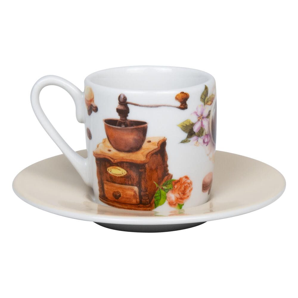 Könitz Espressotasse Coffee Birds, 85 ml, Porzellan