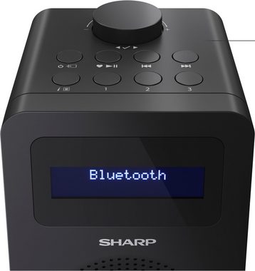 Sharp Digitalradio Tokyo Radio (Digitalradio (DAB), FM-Tuner mit RDS, 5 W)