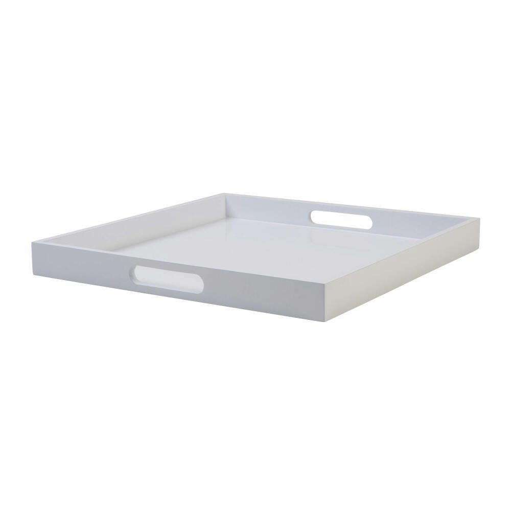 Giftcompany Tablett Spa M Weiß 40 x 40 cm, MDF
