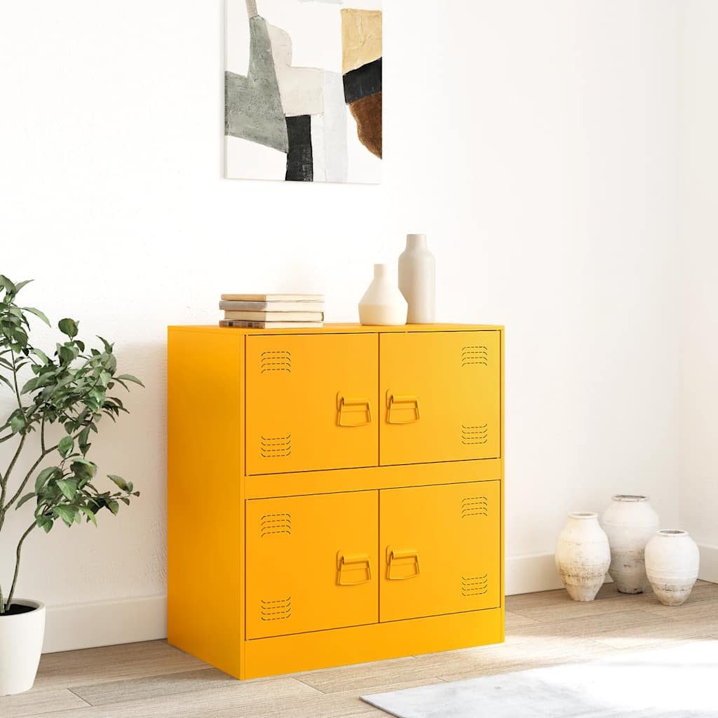 vidaXL Sideboard Sideboard Senfgelb 67x39x73 cm günstig online kaufen