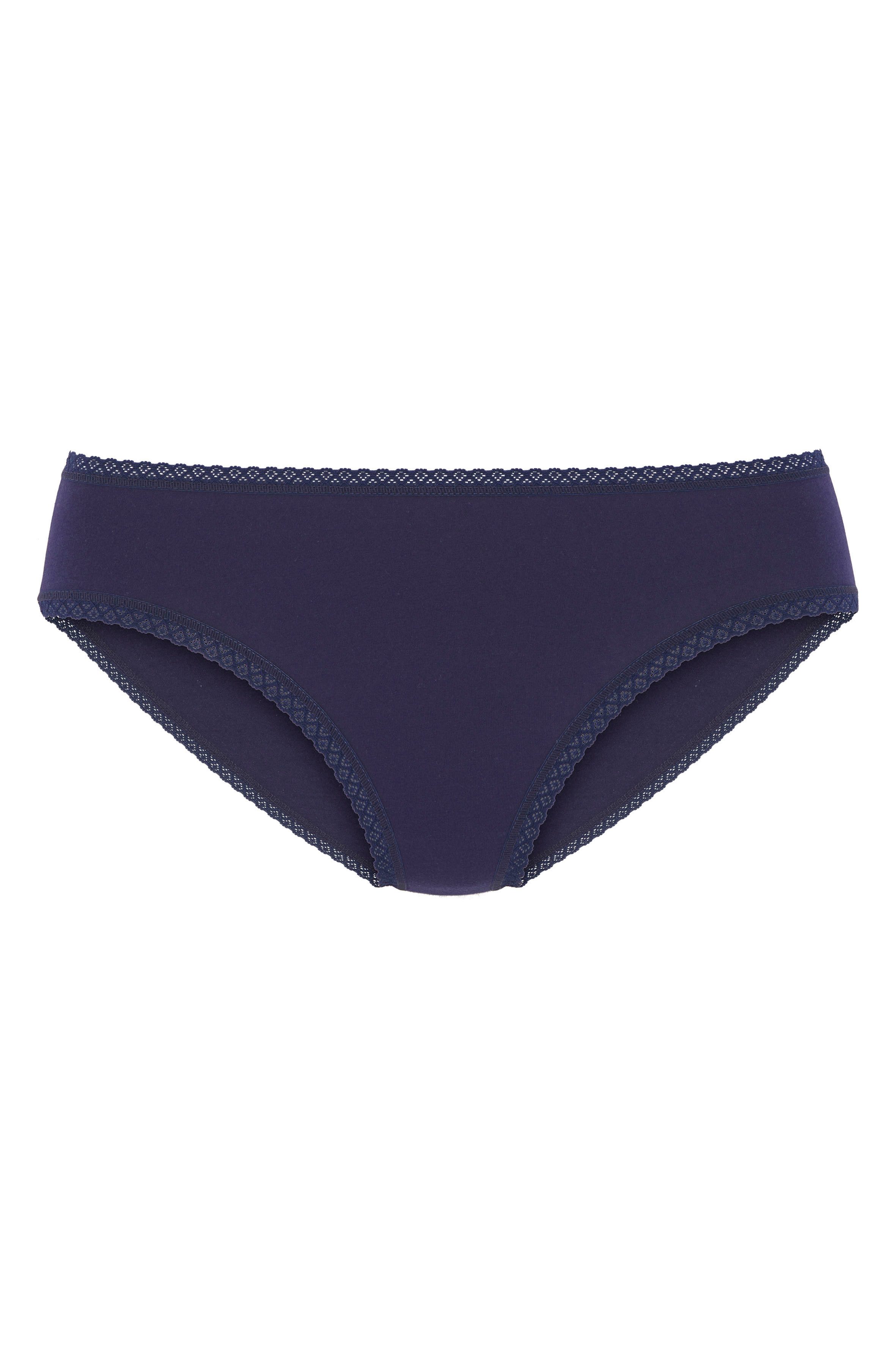 Vivance Jazz-Pants Slips (7er-Pack) aus weicher Baumwollqualität mit feiner Spitzeneinfassung