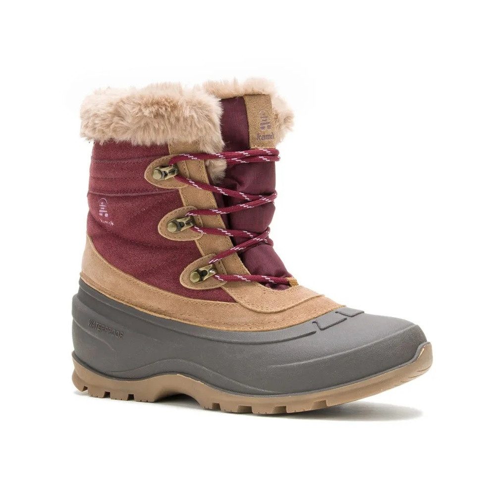 Kamik Snovalley 5 (Wildleder, wasserdicht) burgunderrot Damen Winterstiefel