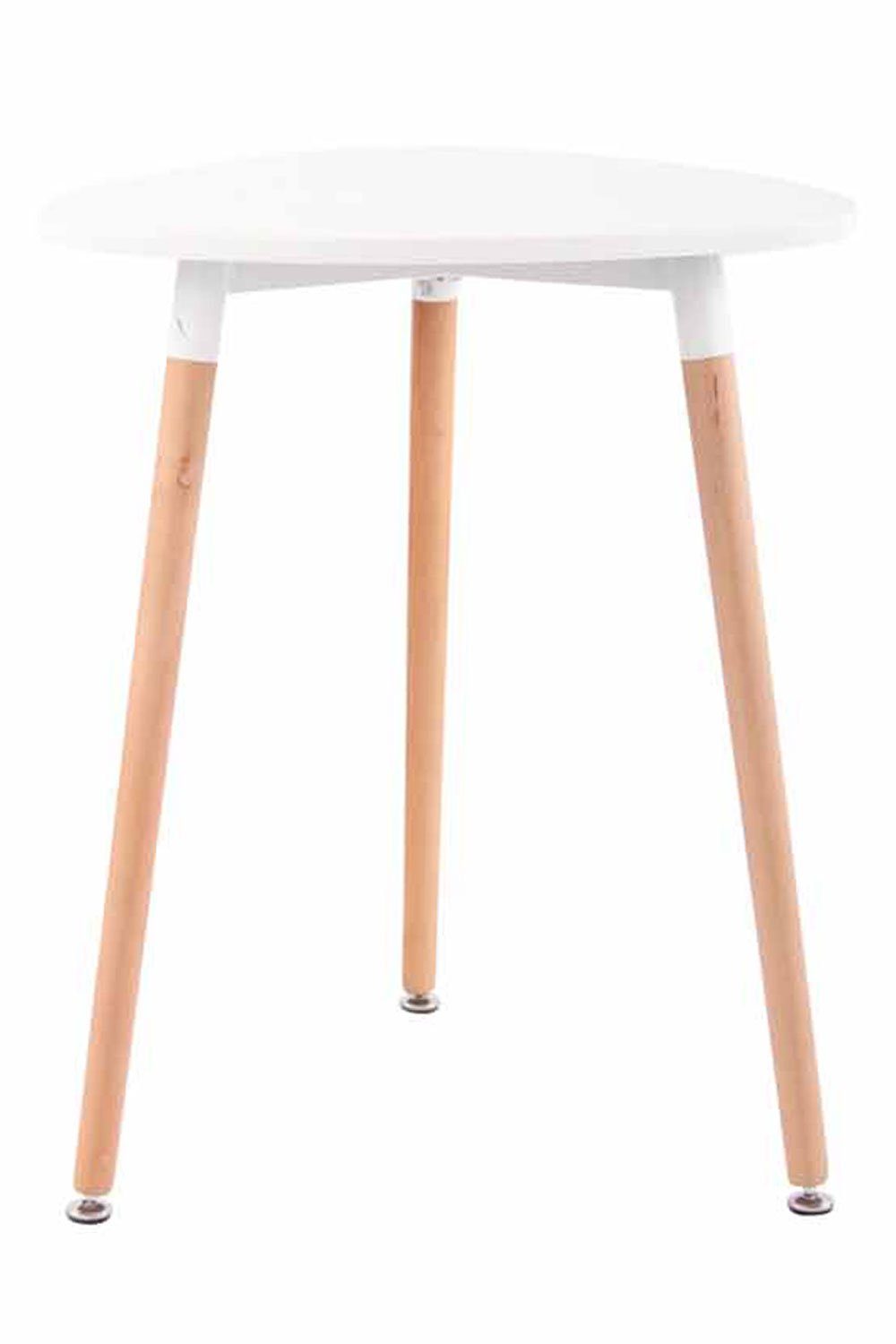 ABENRA Küchentisch - Stylischer Esstisch Mit Buchenholzgestell (60/80cm)